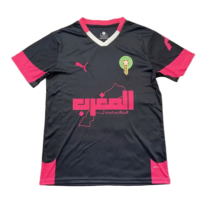 Maillot Concept Maroc 25/26 noir et rose