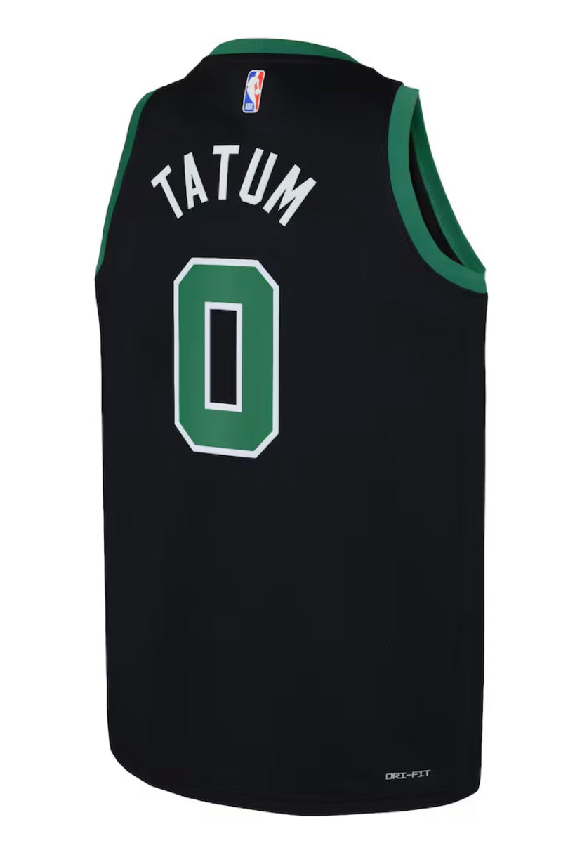 Maillot Boston Celtics No 0 Jayson Tatum Black