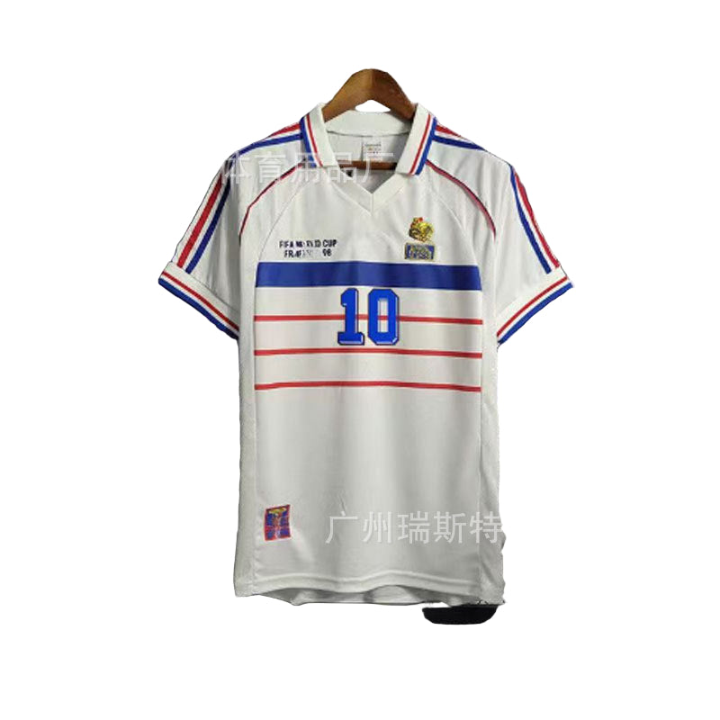 Maillot Équipe de France 98 Ext. No. 10 Zinedine Zidane
