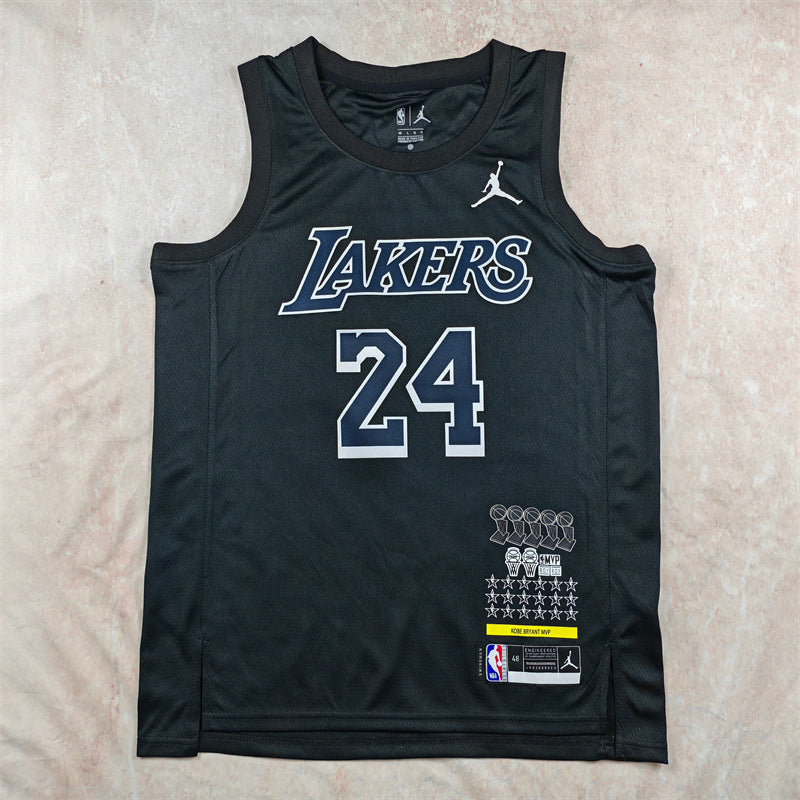 Maillot Los Angeles Lakers No 24 Bryant Edition MVP Black