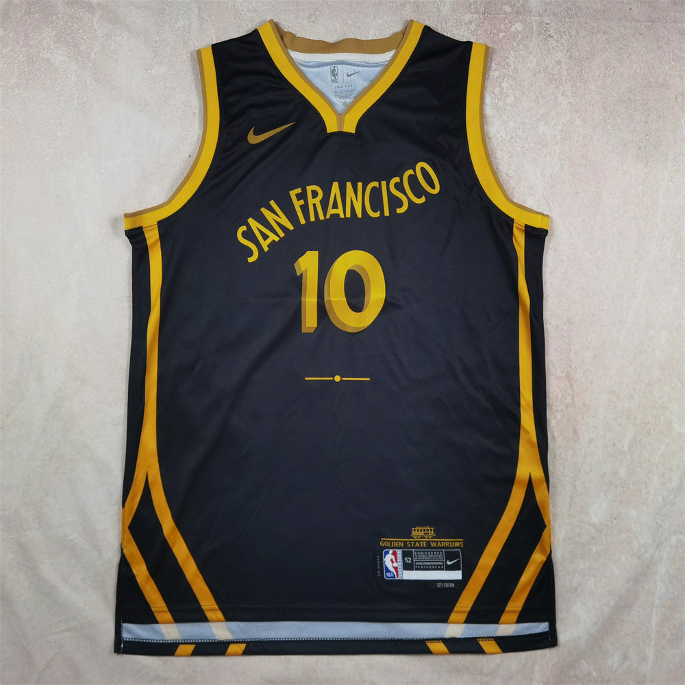 Maillot Golden States Warriors No 10 Butler Edition City Black