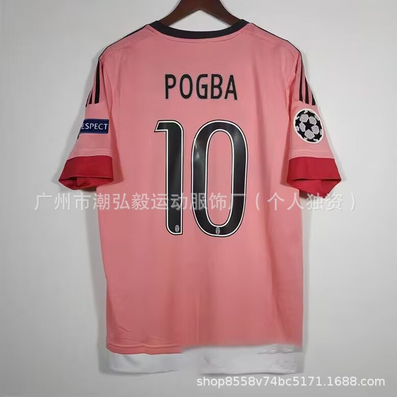 Maillot Juventus Extérieur No 10 Pogba 2015/2016