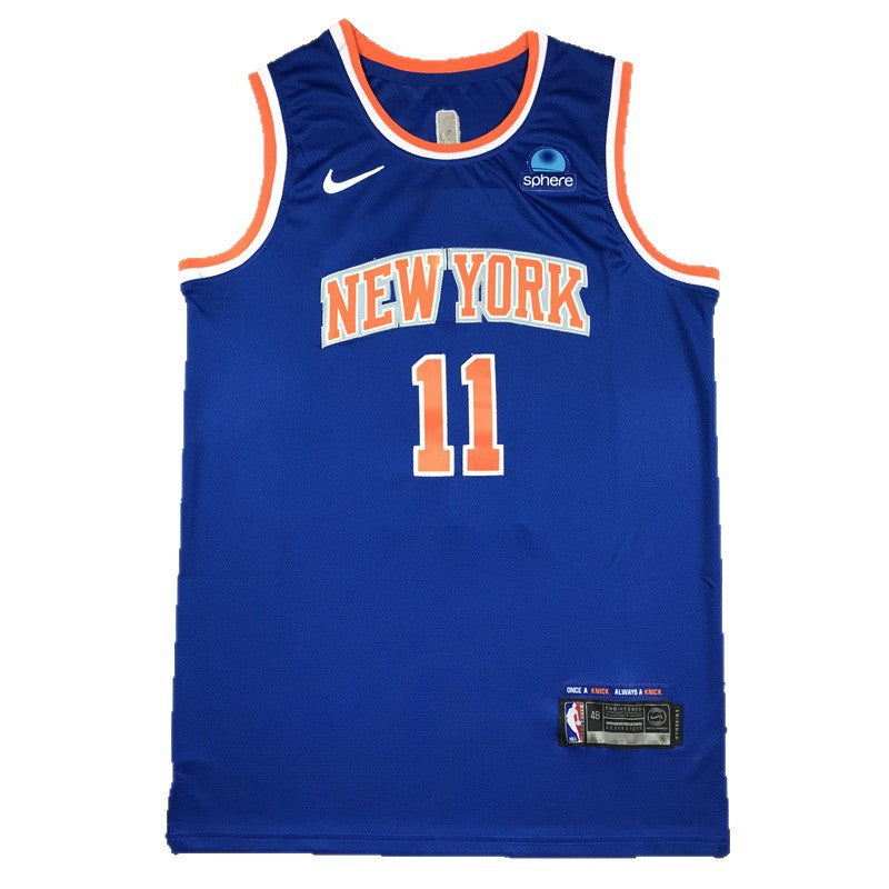 25 season Knicks city version No. 30 Randle No. 4 Rose No. 7 Anthony embroidered jersey