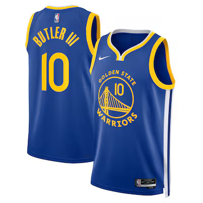 Maillot Golden States Warriors No 10 Butler Edition Swingman Blue 25/26