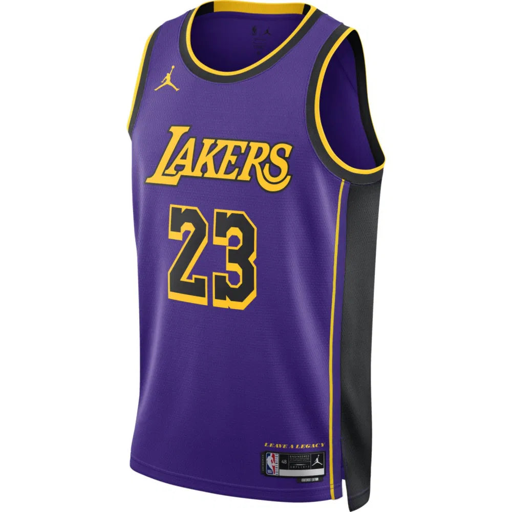 Maillot Lakers Los Angeles N. 23 Lebron James Purple