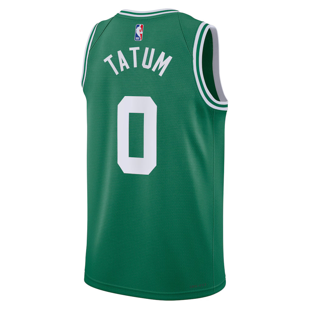 Maillot Boston Celtics No 0 Jayson Tatum Green